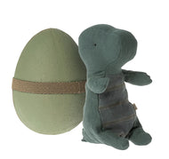 Maileg Gantosaurus - small - in Egg, Dark petrol