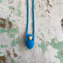 Load image into Gallery viewer, Crocheted dolly necklace - assorted colours