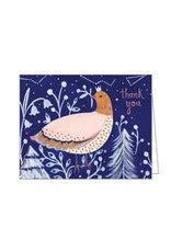 Thank You Cards - Winter Bird