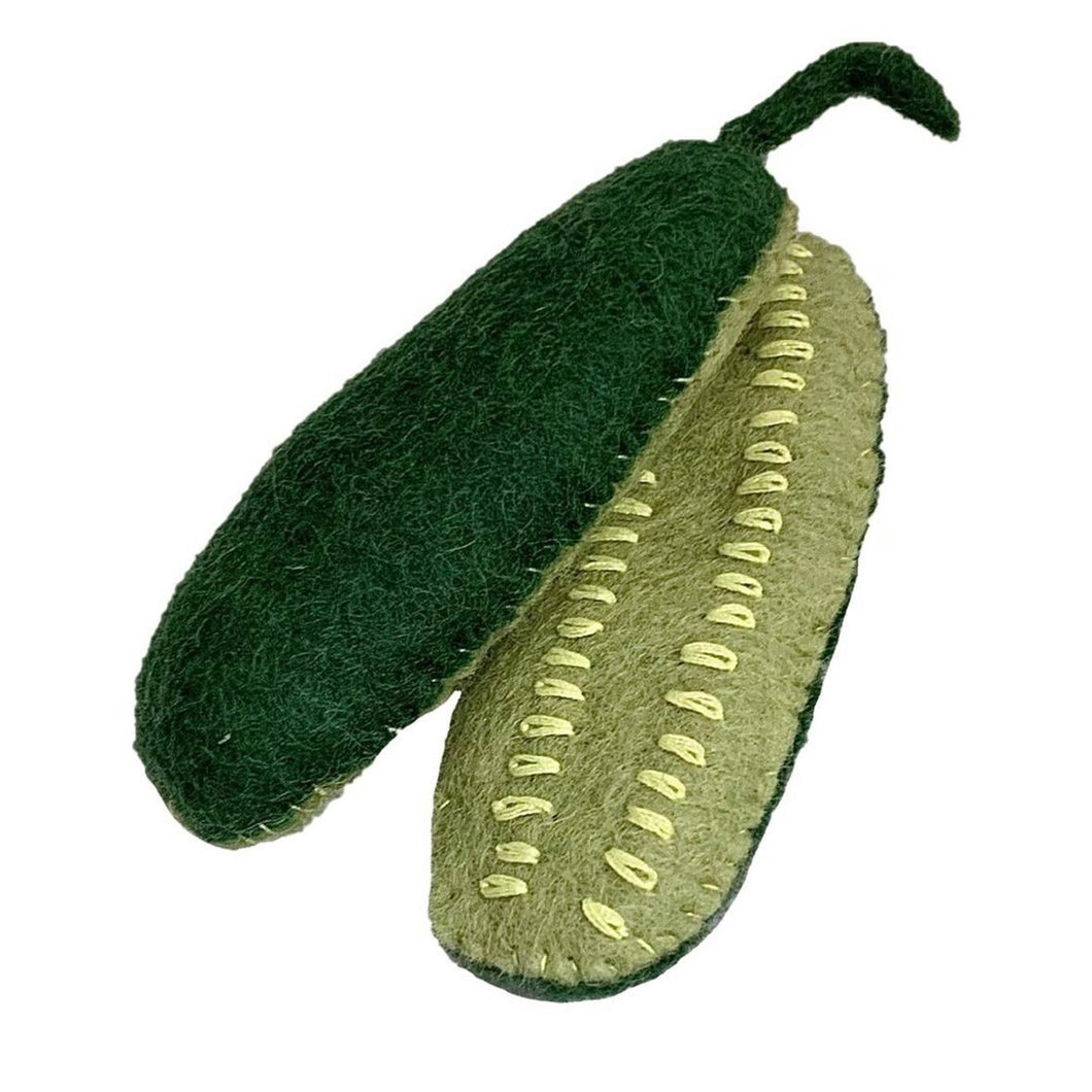 Felt Cucumber - Half
