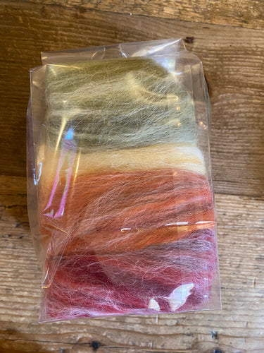 Alpaca Merino Fibre 40gm mixed colours