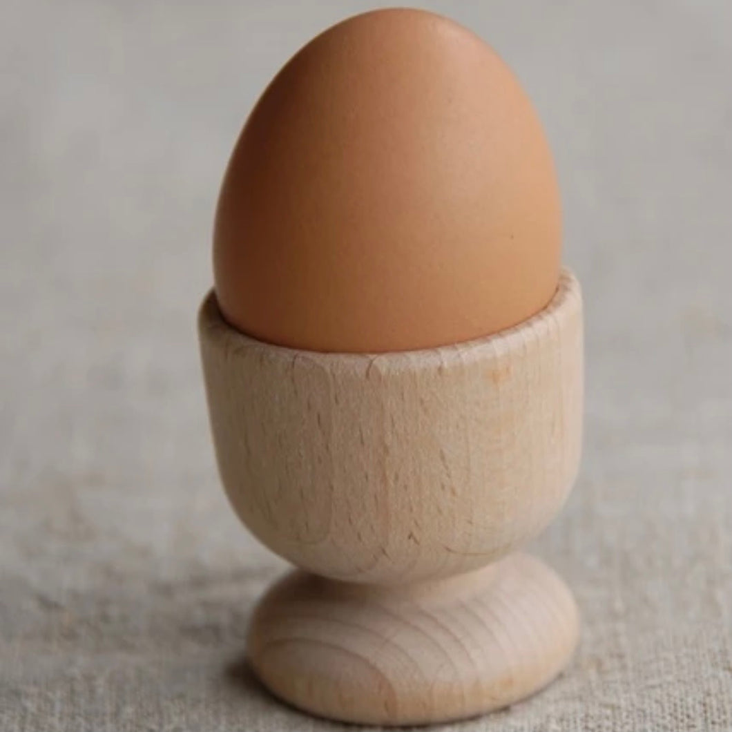 Wooden egg cup