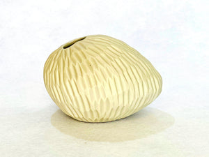 Pebble Small Vase - Chalk Ripple