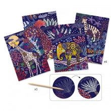 Load image into Gallery viewer, Djeco Scratch Boards - Lush Nature
