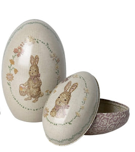 Maileg Metal Easter Egg, Assorted (sold individually, not as set)