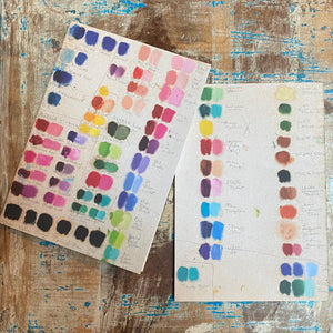 John Derian Blank Colour Studies Notebook - assorted
