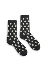 Load image into Gallery viewer, Lisa b Women&#39;s wool cashmere dot crew sock