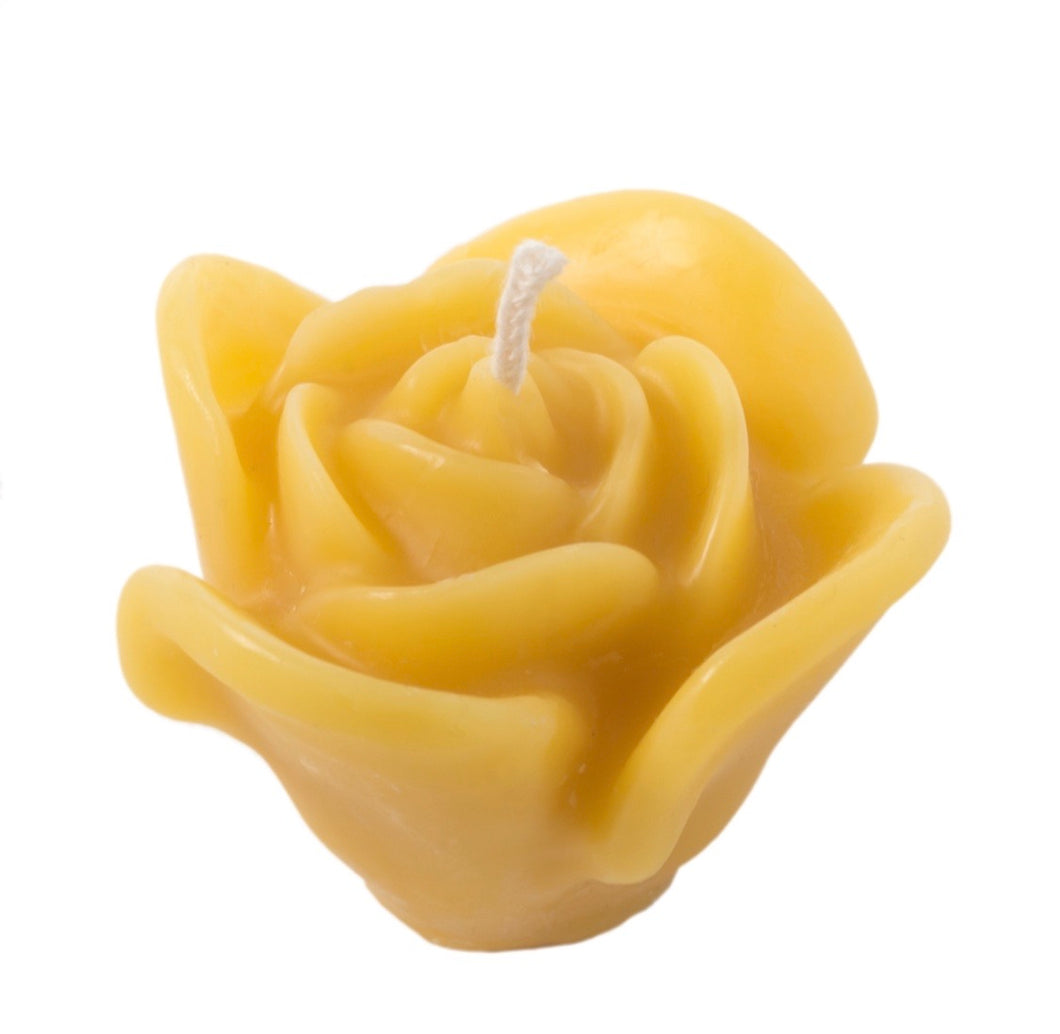 Beeswax Candle - Rose Float