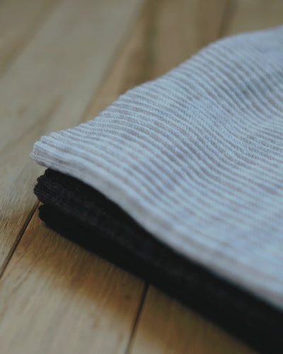 Memeri Silk Wool Neck Warmer (lettuce trim)