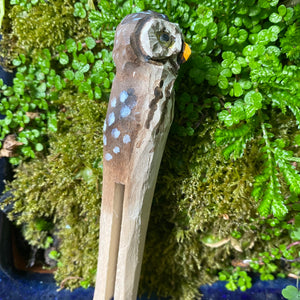 Wooden animal peg