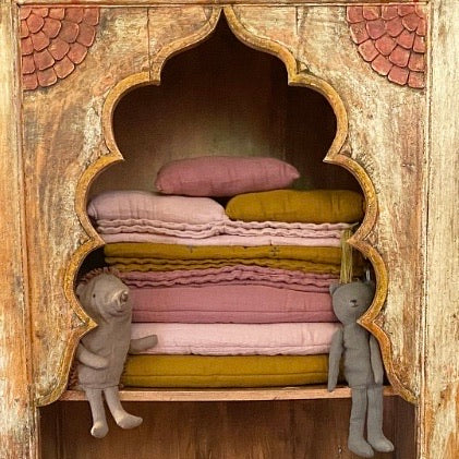 Numero 74 Doll basket bed linen set - 3 pce