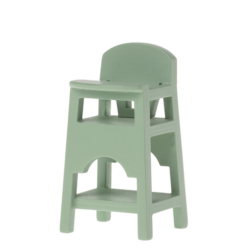 Miniature High Chair for Mouse - Mint