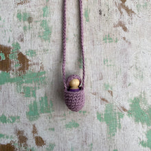 Load image into Gallery viewer, Crocheted dolly necklace - assorted colours