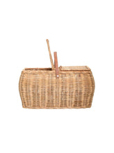 Load image into Gallery viewer, Bloomingville Rattan Picnic Basket