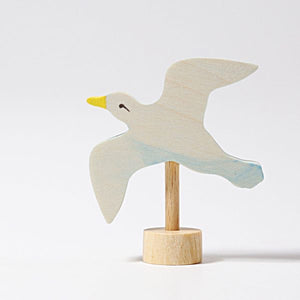 Grimm’s Birthday Deco - handpainted seagull