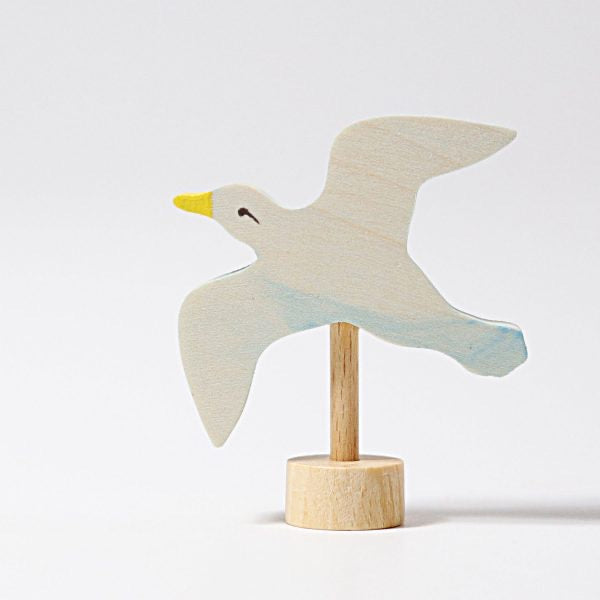 Grimm’s Birthday Deco - handpainted seagull