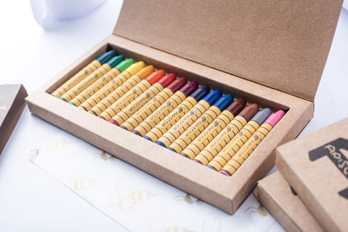 Apiscor Beeswax Crayons, Stick 16 (cardboard box)