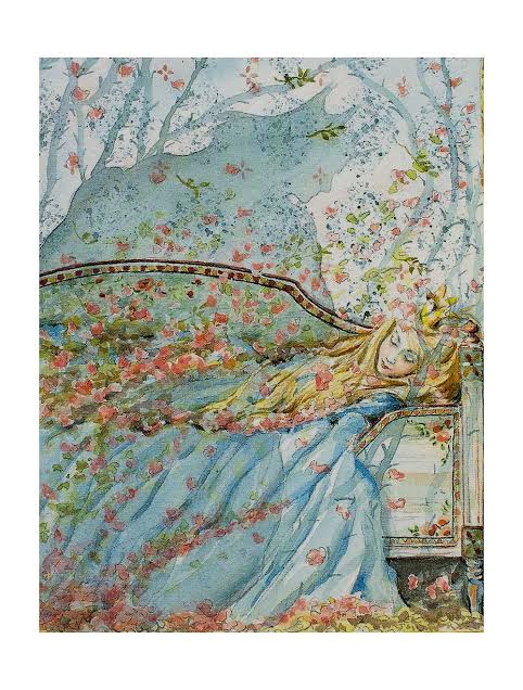 Postcard - Sleeping Beauty