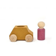 Lubulona Ochre Car with plum figure