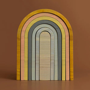 Big Rainbow in Pastel Colours by MinMin Copenhagen