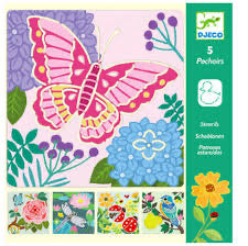 Djeco Garden Wings Stencils