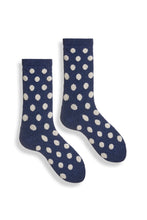 Load image into Gallery viewer, Lisa b Women&#39;s wool cashmere dot crew sock