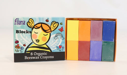 Filana Organic Beeswax Crayons  - 8 blocks