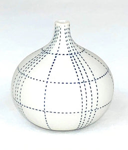 Argo Vase - Plaid, Medium