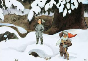 Postcard - Winter Gazing