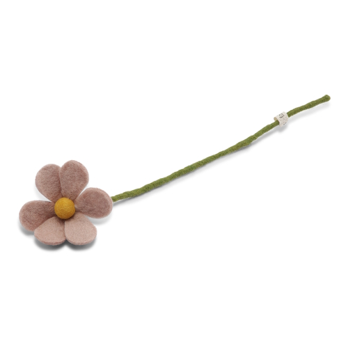 Felt Simple Flower - dusty rose