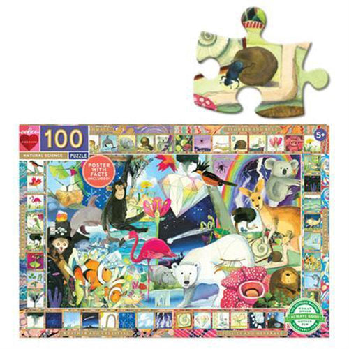 eeBoo Natural Science Jigsaw Puzzle, 100 Piece