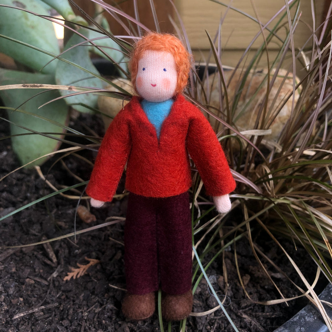 Ambrosius Father Doll - red hair