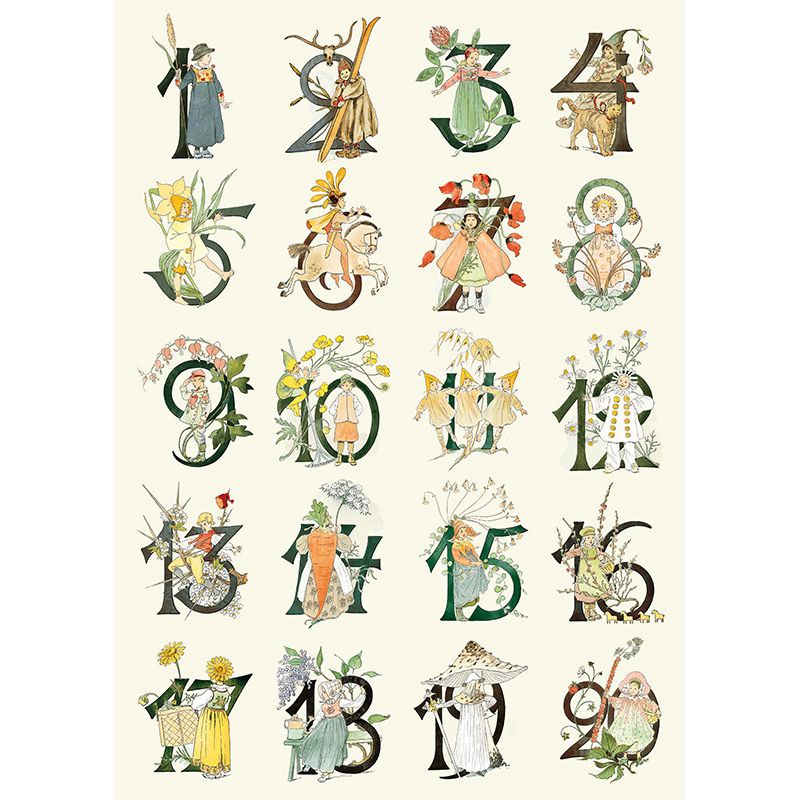 Hjelms Number Poster