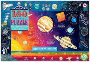 Eeboo Solar System 100pc Puzzle