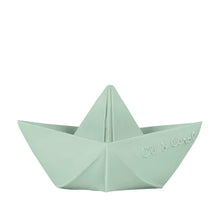 Load image into Gallery viewer, Origami Boat baby bath toy - Mint Green