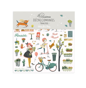 Les Parisiennes – 6 assorted packs of transfers