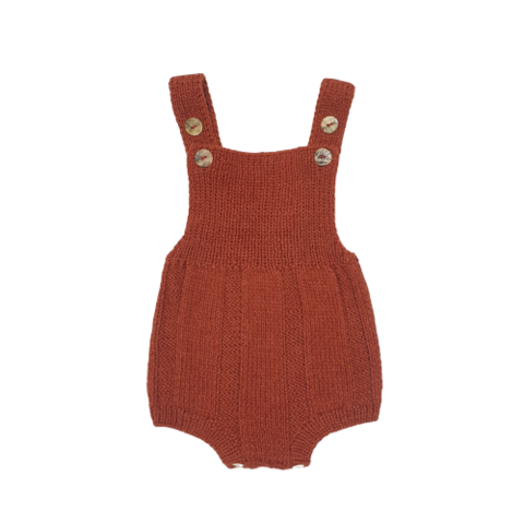 Millesime Wool Romper - copper