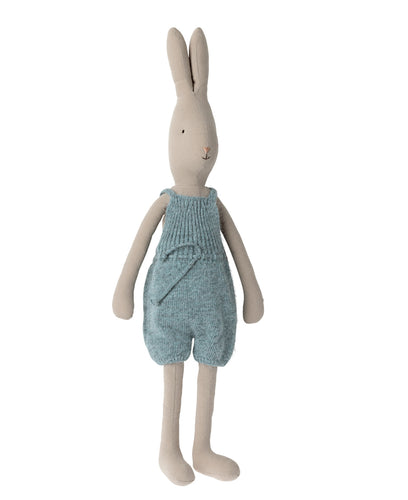 Rabbit Size 4 in Knitted Overalls