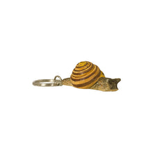 Load image into Gallery viewer, Wildlife Garden Snail keyring