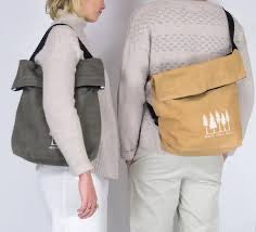 Applegreenduck - canvas sling tote