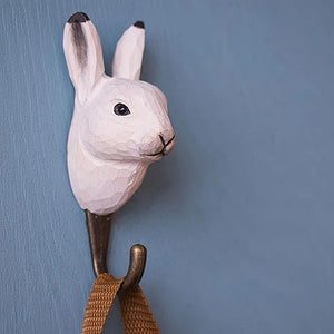 Hand Carved Arctic Hare Hook