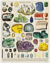 Load image into Gallery viewer, Cavallini &amp; Co. Mineralogy - 1000 piece vintage jigsaw puzzle