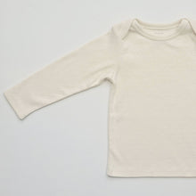 Load image into Gallery viewer, Millésime Pointelle Long Sleeve Tee - Ecru