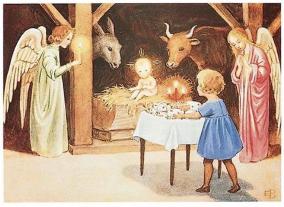 Postcard - Birth of Baby Jesus