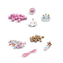 Load image into Gallery viewer, Djeco Rainbow Wooden Beads Cats