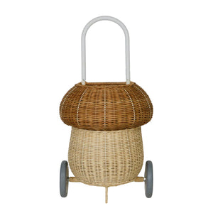 Rattan Mushroom Luggy - Natural