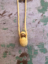 Load image into Gallery viewer, Crocheted dolly necklace - assorted colours