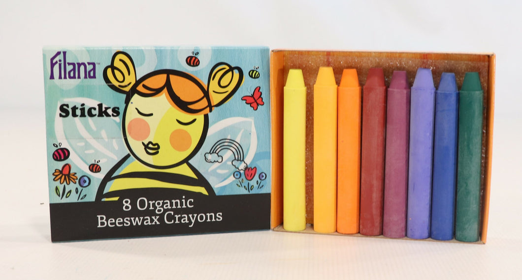 Filana Organic Beeswax Crayons  - 8 sticks