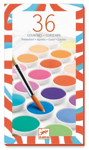 Djeco Gouache Watercolours - 36pk