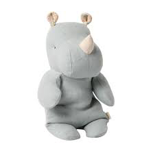 Maileg Small rhino, blue grey